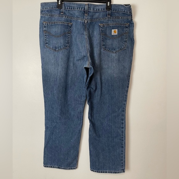 Carhartt Mens Blue Jeans Size 42x30 - Picture 2 of 9